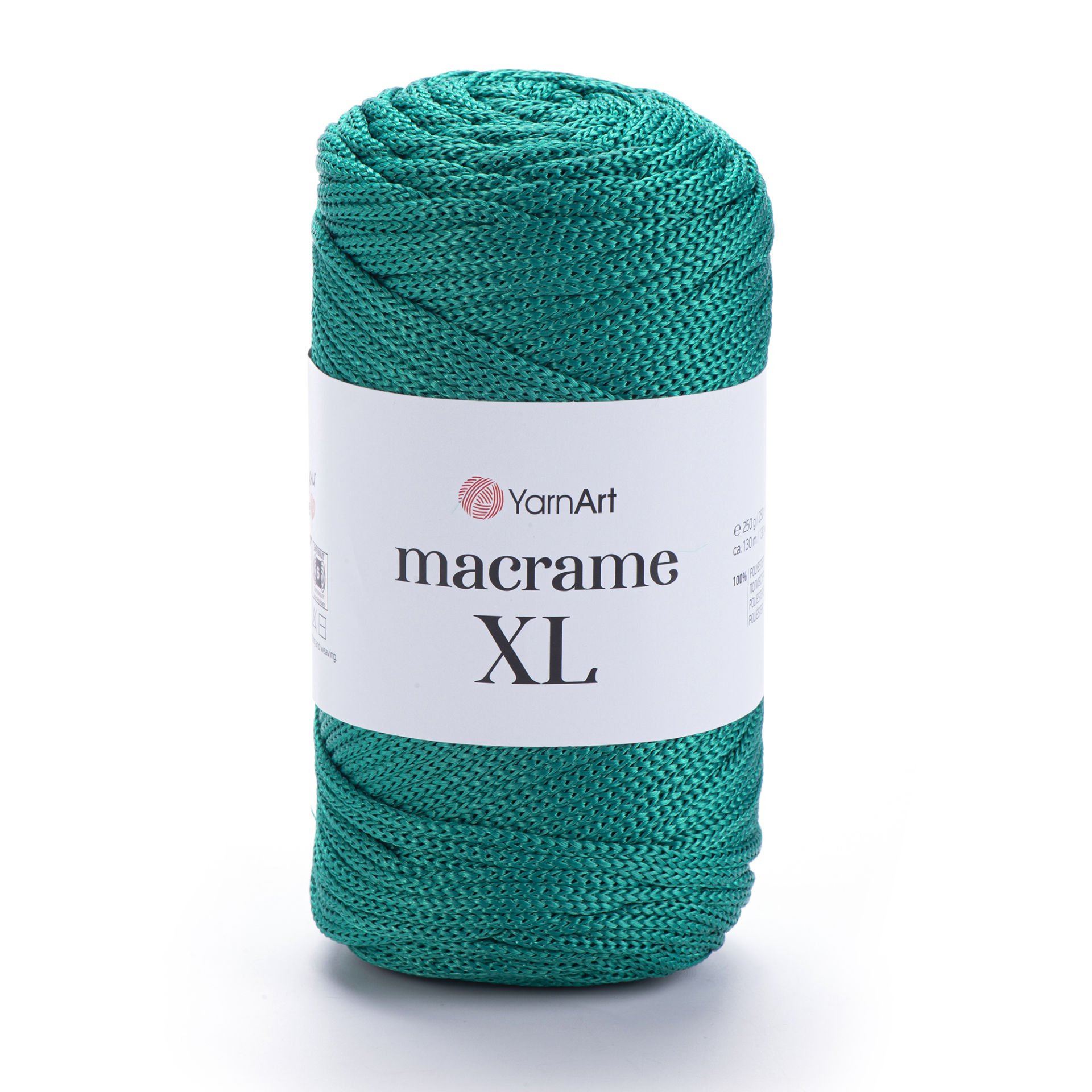 YARNART MACRAME XL - MAKROME EL ÖRGÜ İPİ PETROL YEŞİLİ - 158