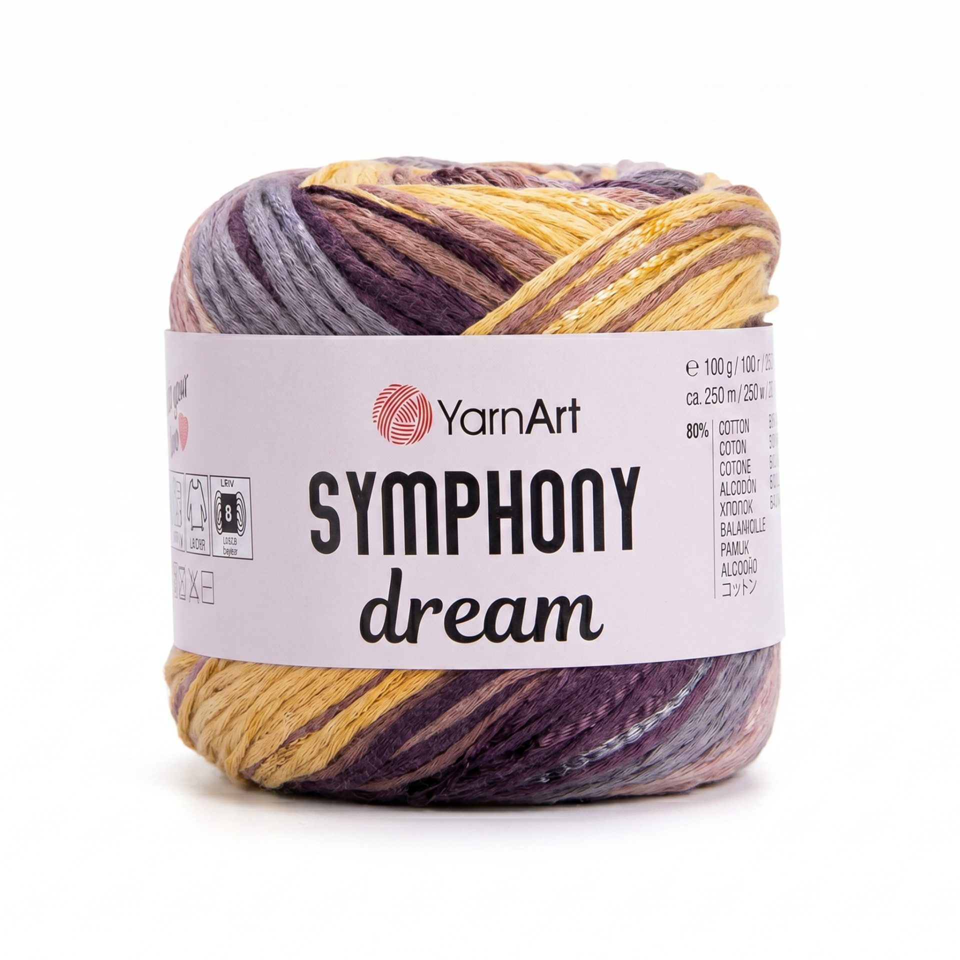 YARNART SYMPHONY DREAM - EBRULİ EL ÖRGÜ İPİ EBRULİ - 3102
