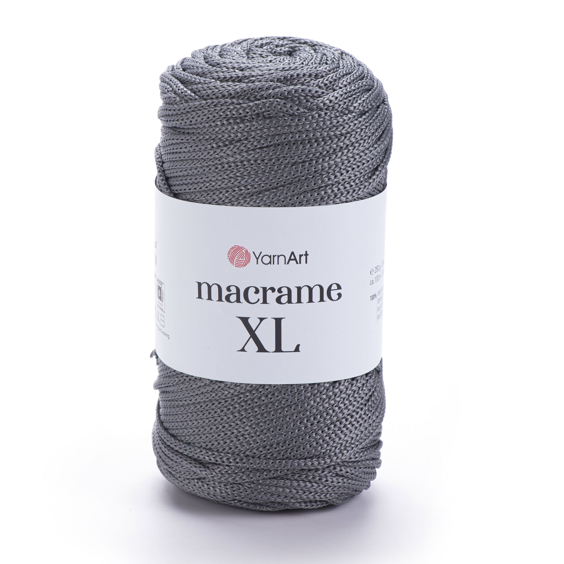 YARNART MACRAME XL - MAKROME EL ÖRGÜ İPİ GRİ - 159