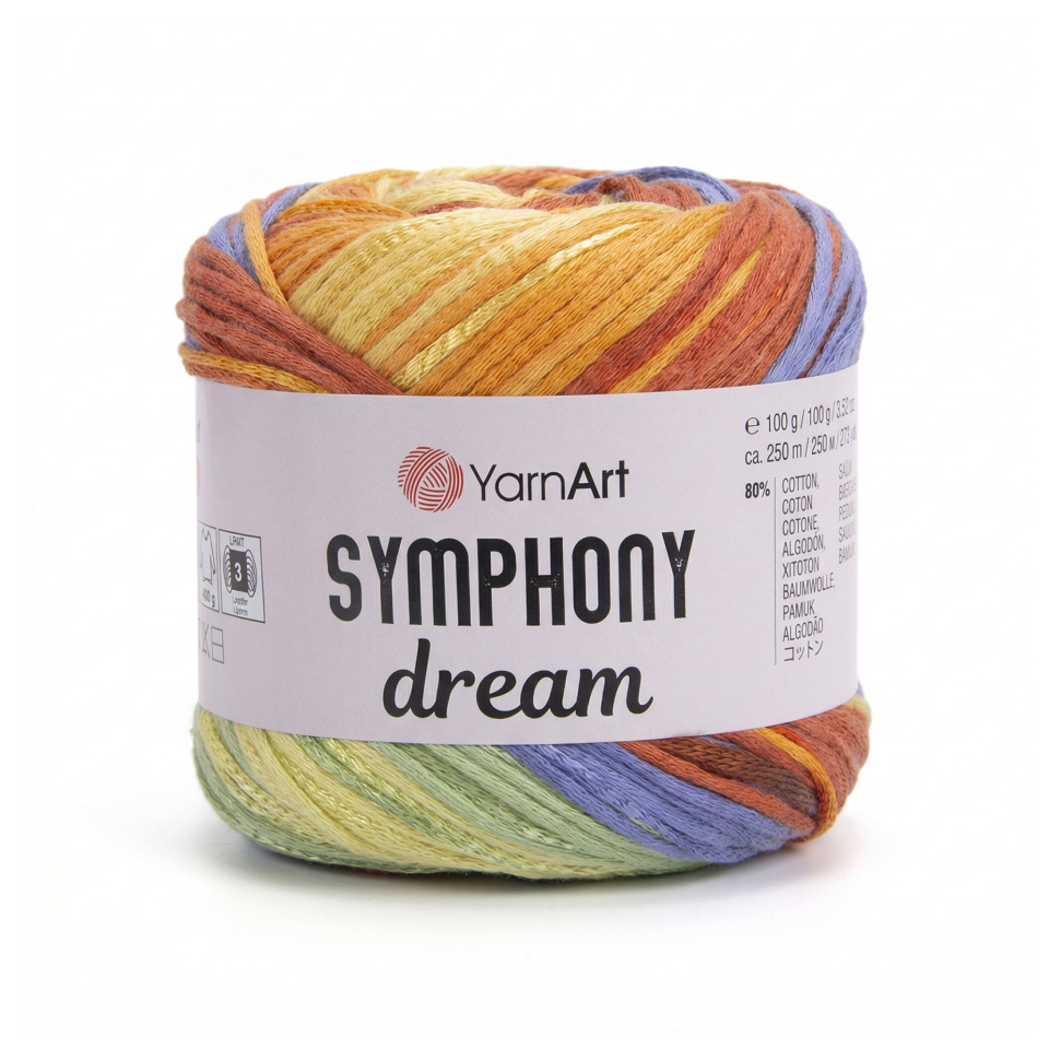 YARNART SYMPHONY DREAM - EBRULİ EL ÖRGÜ İPİ EBRULİ - 3103