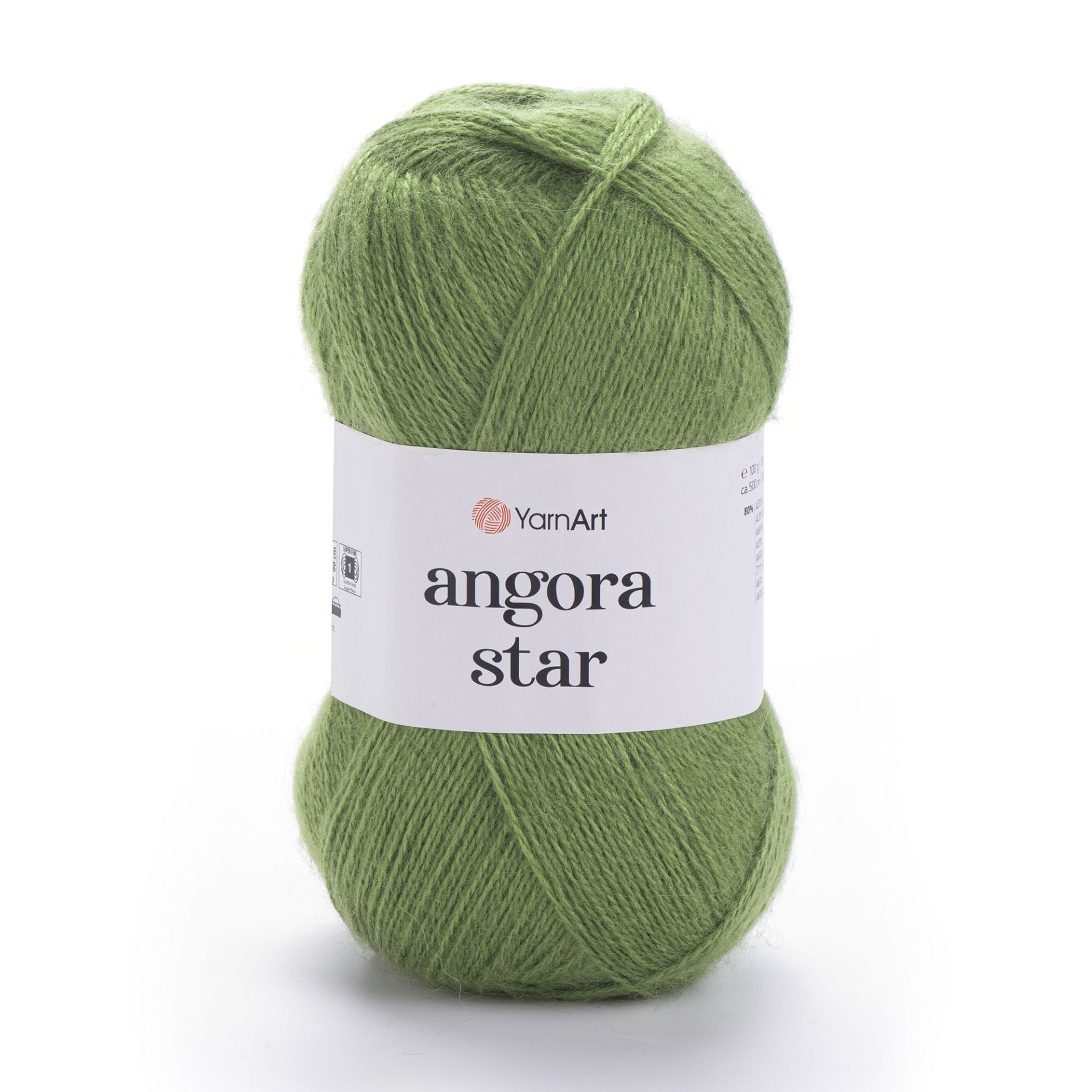 YARNART ANGORA STAR - EL ÖRGÜ İPİ ÇİMEN YEŞİLİ - 098