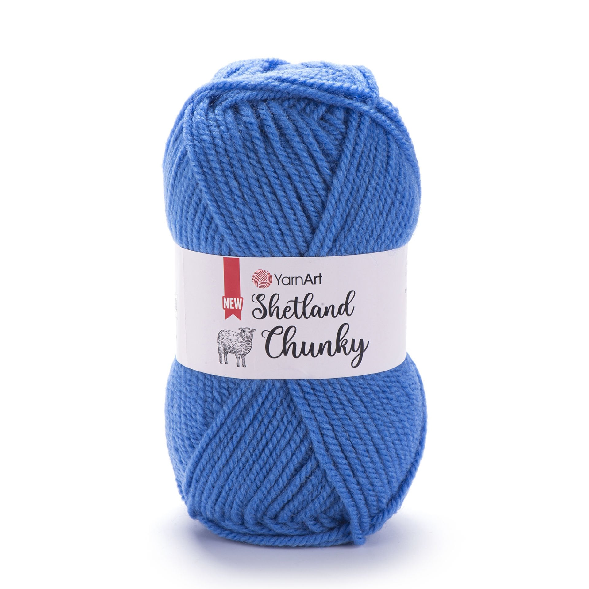 YARNART SHETLAND CHUNKY - EL ÖRGÜ İPİ MAVİ - 626