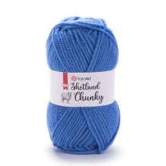 YARNART SHETLAND CHUNKY - EL ÖRGÜ İPİ MAVİ - 626