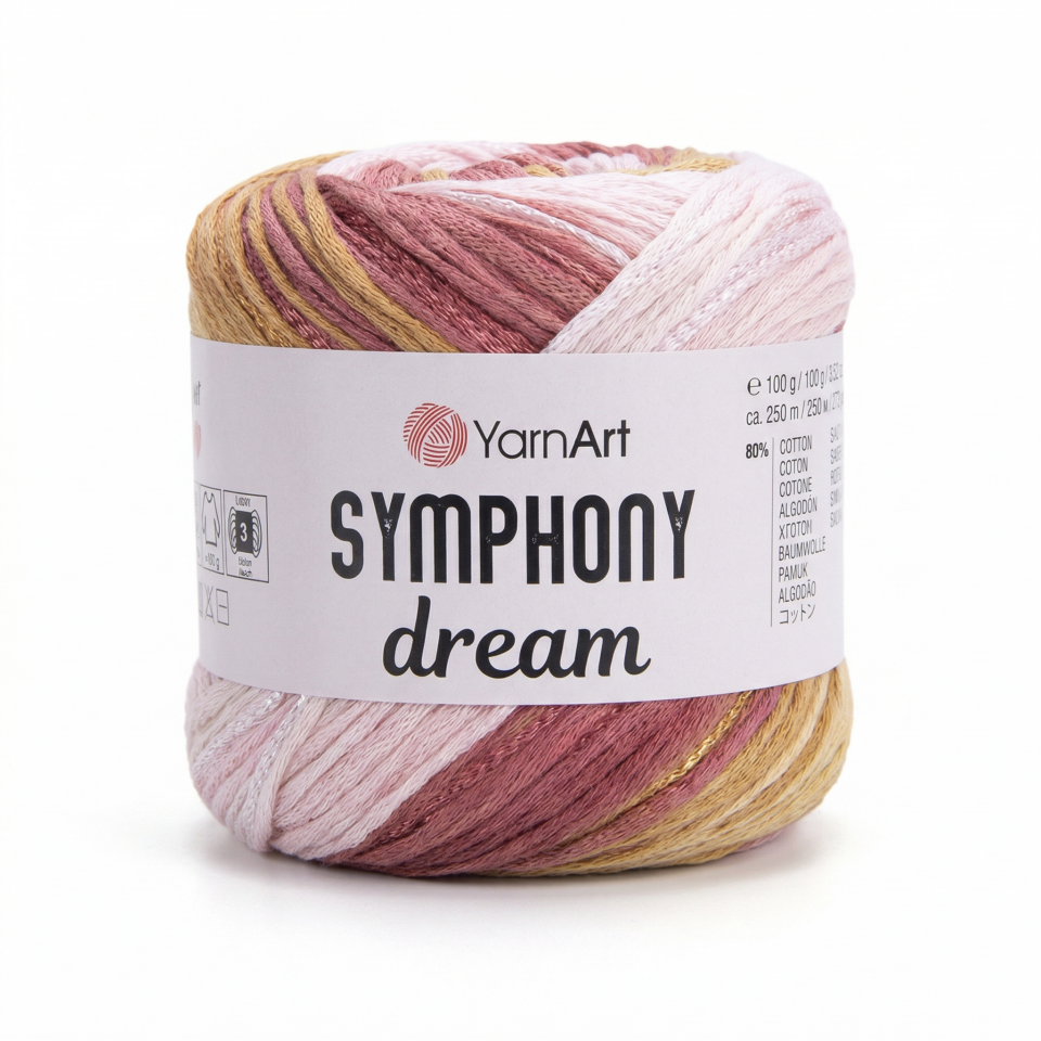 YARNART SYMPHONY DREAM - EBRULİ EL ÖRGÜ İPİ EBRULİ - 3104
