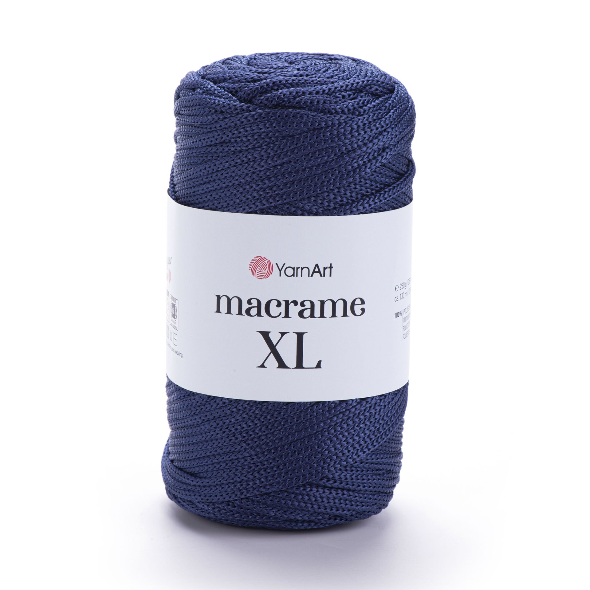 YARNART MACRAME XL - MAKROME EL ÖRGÜ İPİ LACİVERT - 162