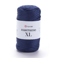 YARNART MACRAME XL - MAKROME EL ÖRGÜ İPİ LACİVERT - 162
