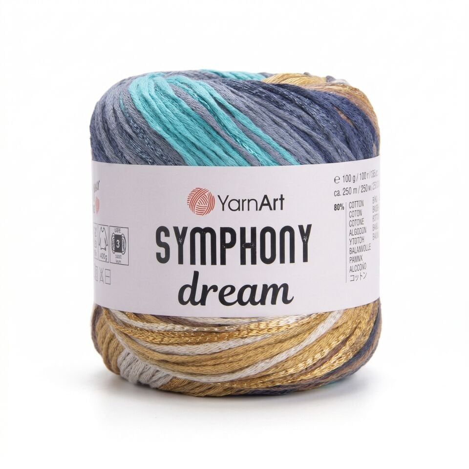 YARNART SYMPHONY DREAM - EBRULİ EL ÖRGÜ İPİ EBRULİ - 3107