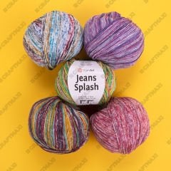 YARNART JEANS SPLASH - EBRULİ EL ÖRGÜ İPİ