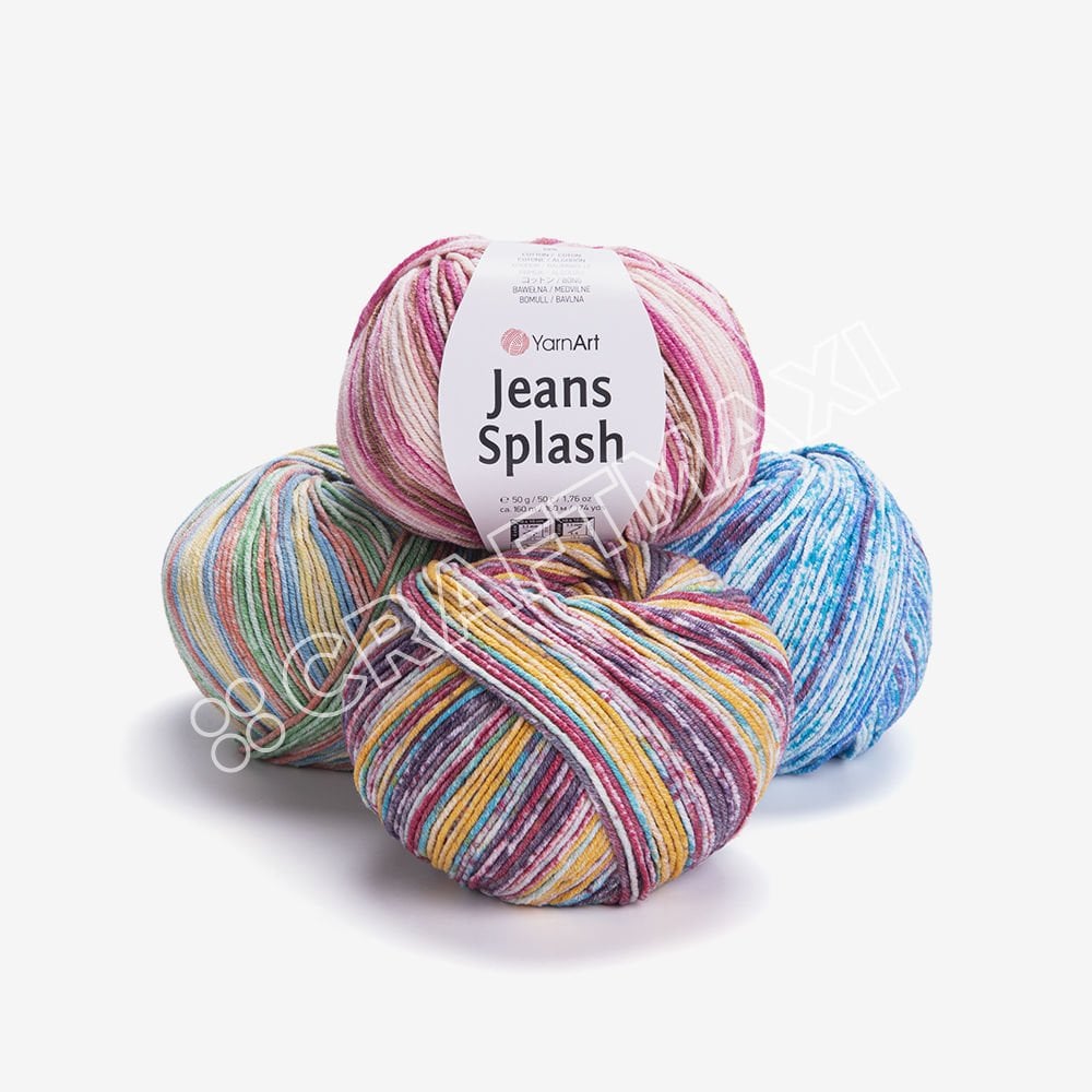YARNART JEANS SPLASH - EBRULİ EL ÖRGÜ İPİ