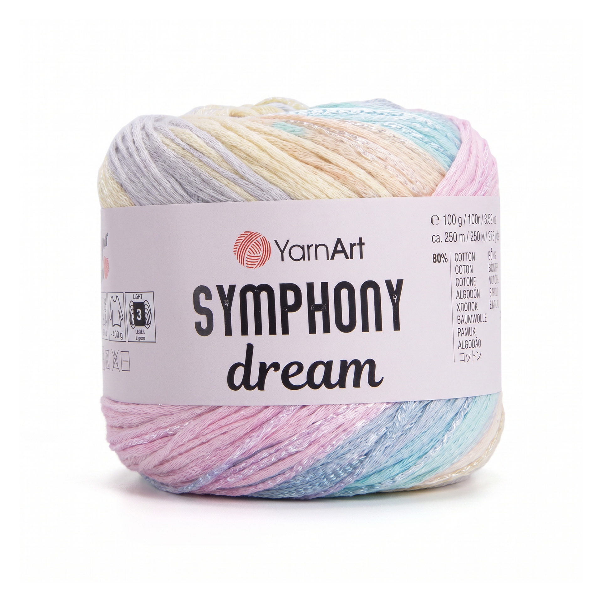 YARNART SYMPHONY DREAM - EBRULİ EL ÖRGÜ İPİ EBRULİ - 3108