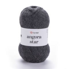 YARNART ANGORA STAR - EL ÖRGÜ İPİ KIRÇILLI GRİ - 179