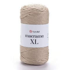 YARNART MACRAME XL - MAKROME EL ÖRGÜ İPİ KUM BEJİ - 166