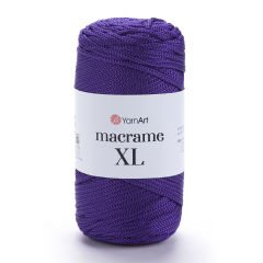 YARNART MACRAME XL - MAKROME EL ÖRGÜ İPİ PATLICAN MORU - 167