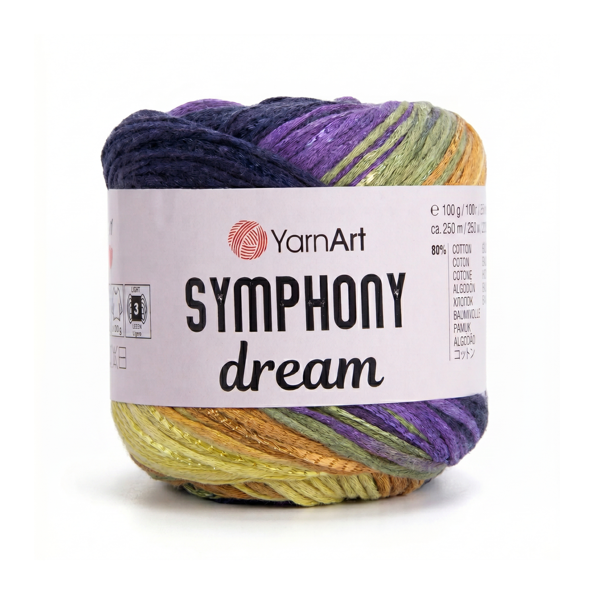 YARNART SYMPHONY DREAM - EBRULİ EL ÖRGÜ İPİ EBRULİ - 3110