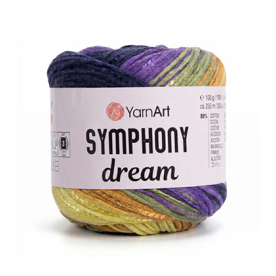 YARNART SYMPHONY DREAM - EBRULİ EL ÖRGÜ İPİ EBRULİ - 3110
