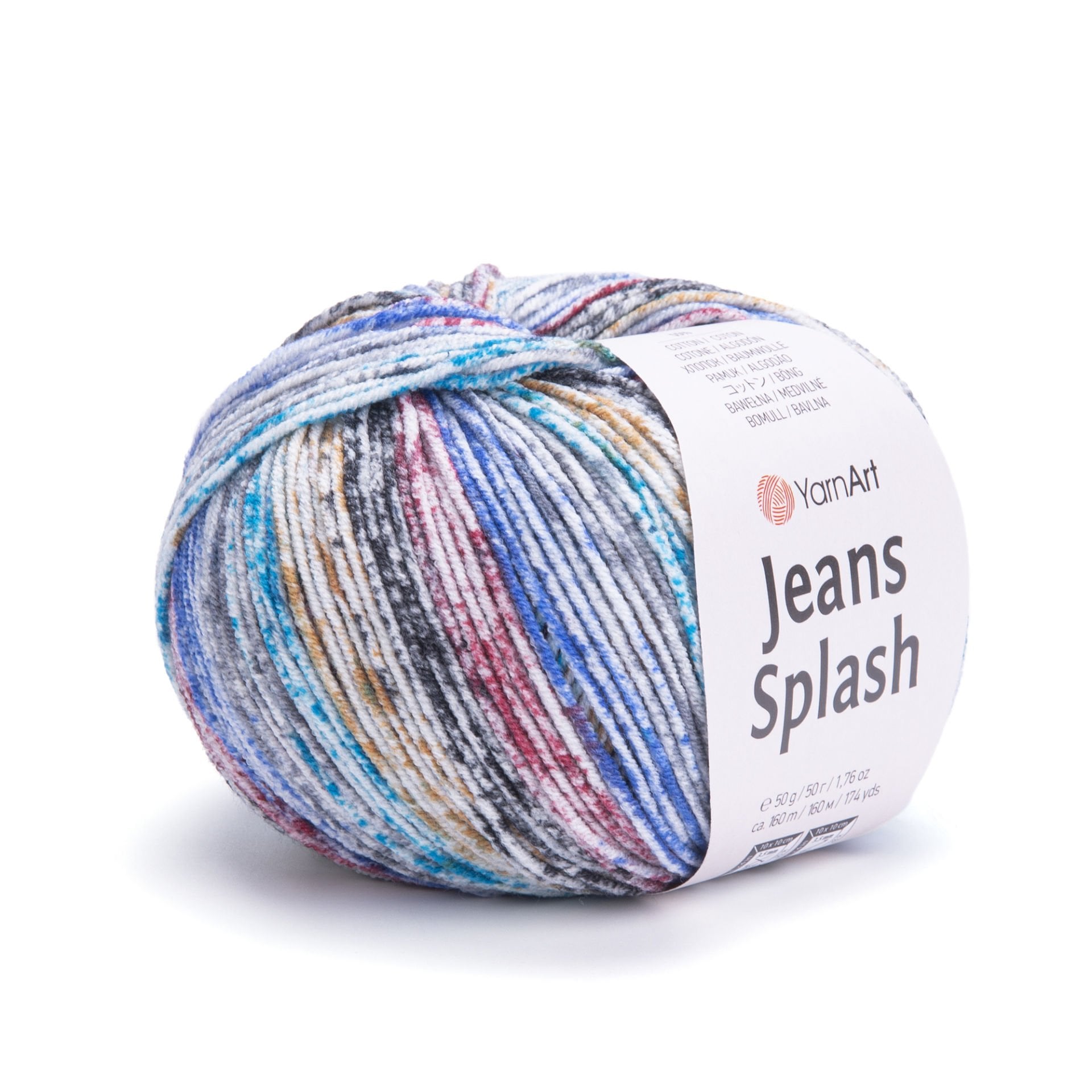 YARNART JEANS SPLASH - EBRULİ EL ÖRGÜ İPİ EBRULİ - 942