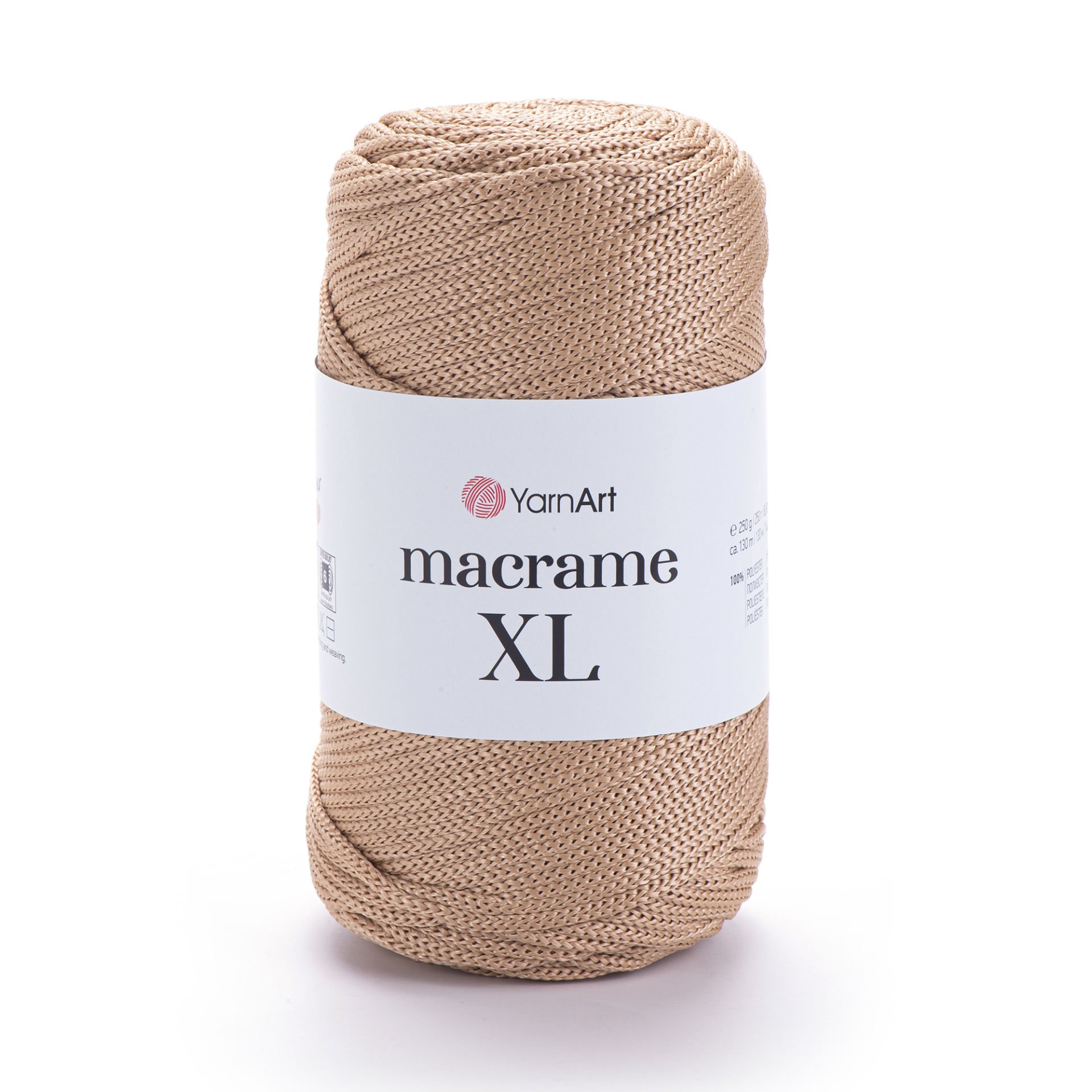 YARNART MACRAME XL - MAKROME EL ÖRGÜ İPİ BEJ - 131
