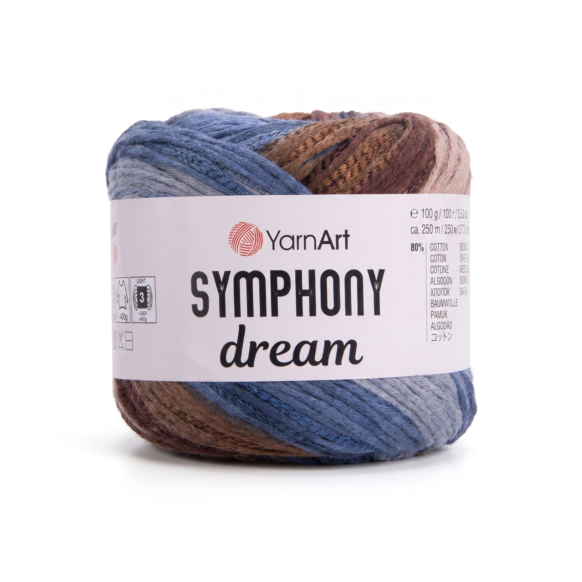 YARNART SYMPHONY DREAM - EBRULİ EL ÖRGÜ İPİ EBRULİ - 3111