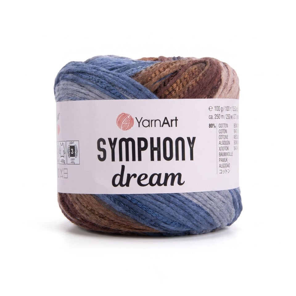 YARNART SYMPHONY DREAM - EBRULİ EL ÖRGÜ İPİ EBRULİ - 3111