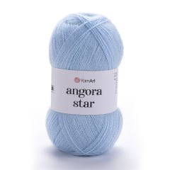 YARNART ANGORA STAR - EL ÖRGÜ İPİ BEBE MAVİSİ - 215