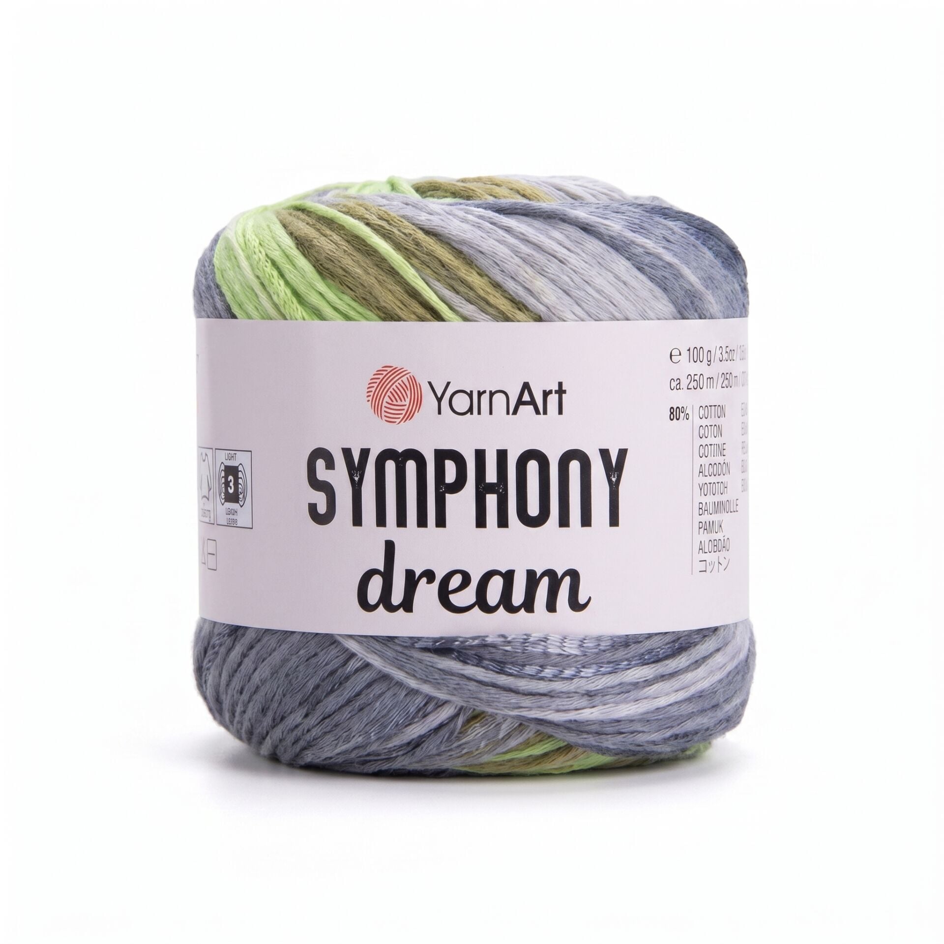 YARNART SYMPHONY DREAM - EBRULİ EL ÖRGÜ İPİ EBRULİ - 3112