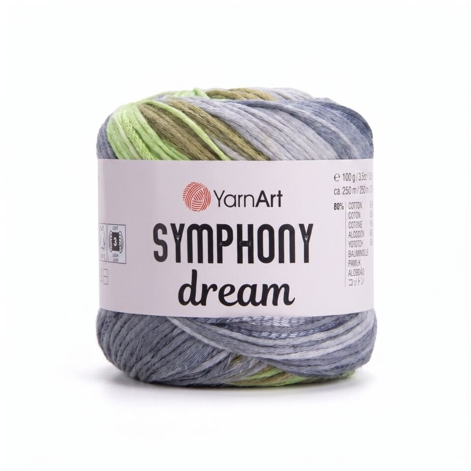 YARNART SYMPHONY DREAM - EBRULİ EL ÖRGÜ İPİ EBRULİ - 3112