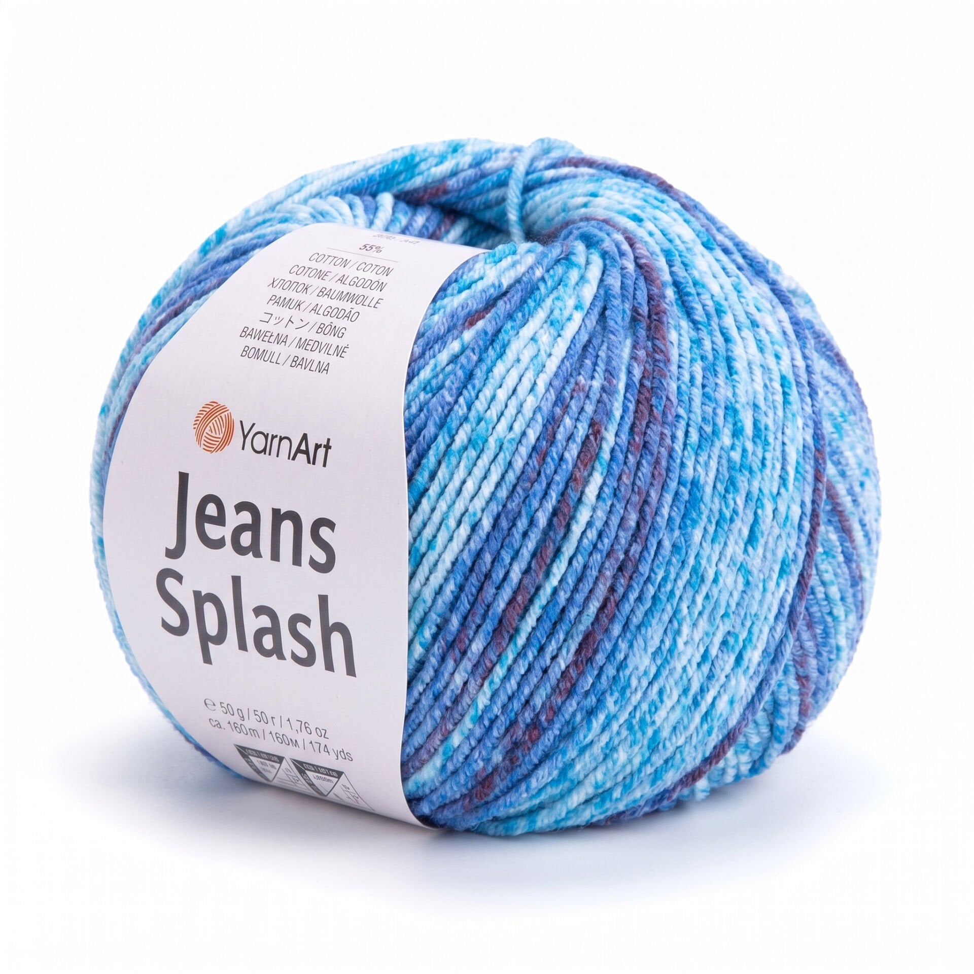 YARNART JEANS SPLASH - EBRULİ EL ÖRGÜ İPİ EBRULİ - 944