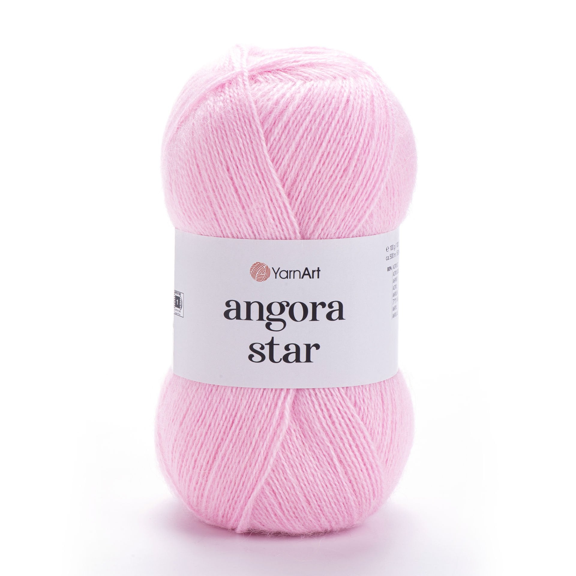 YARNART ANGORA STAR - EL ÖRGÜ İPİ PEMBE - 217