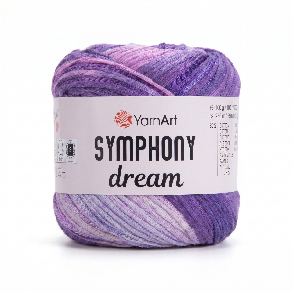 YARNART SYMPHONY DREAM - EBRULİ EL ÖRGÜ İPİ EBRULİ - 3113