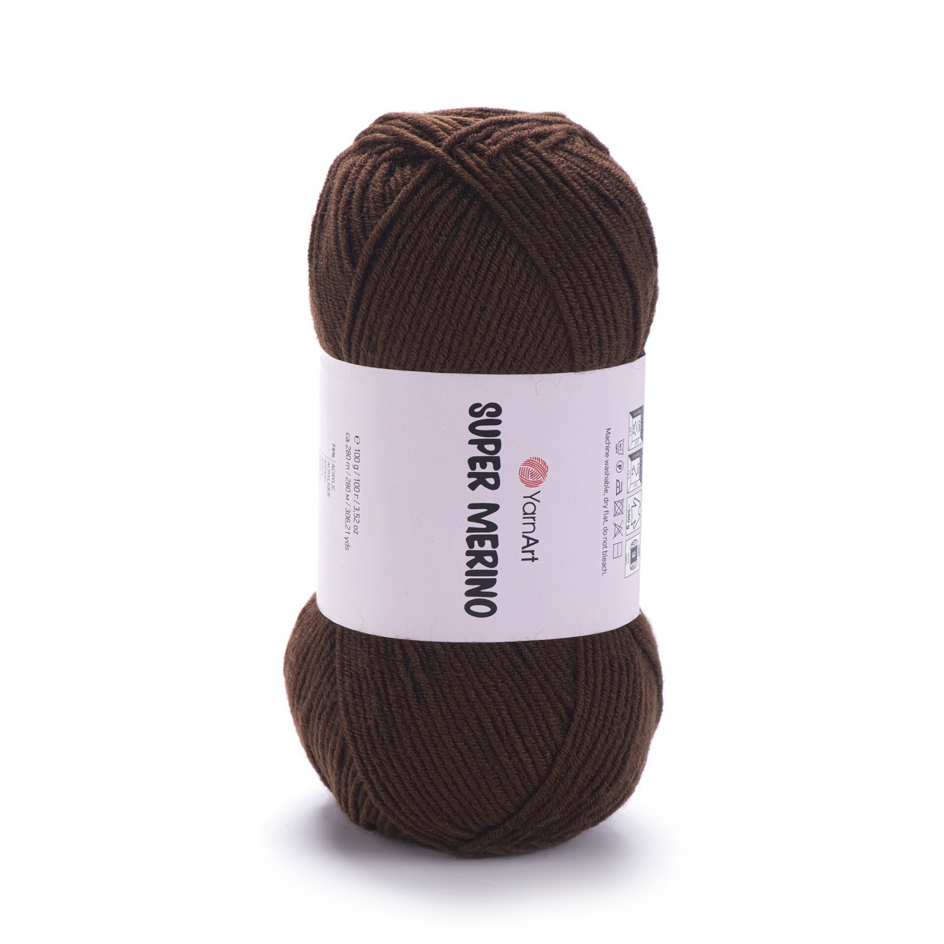 YARNART SUPER MERINO - EL ÖRGÜ İPİ KIZIL KAHVE - 1182