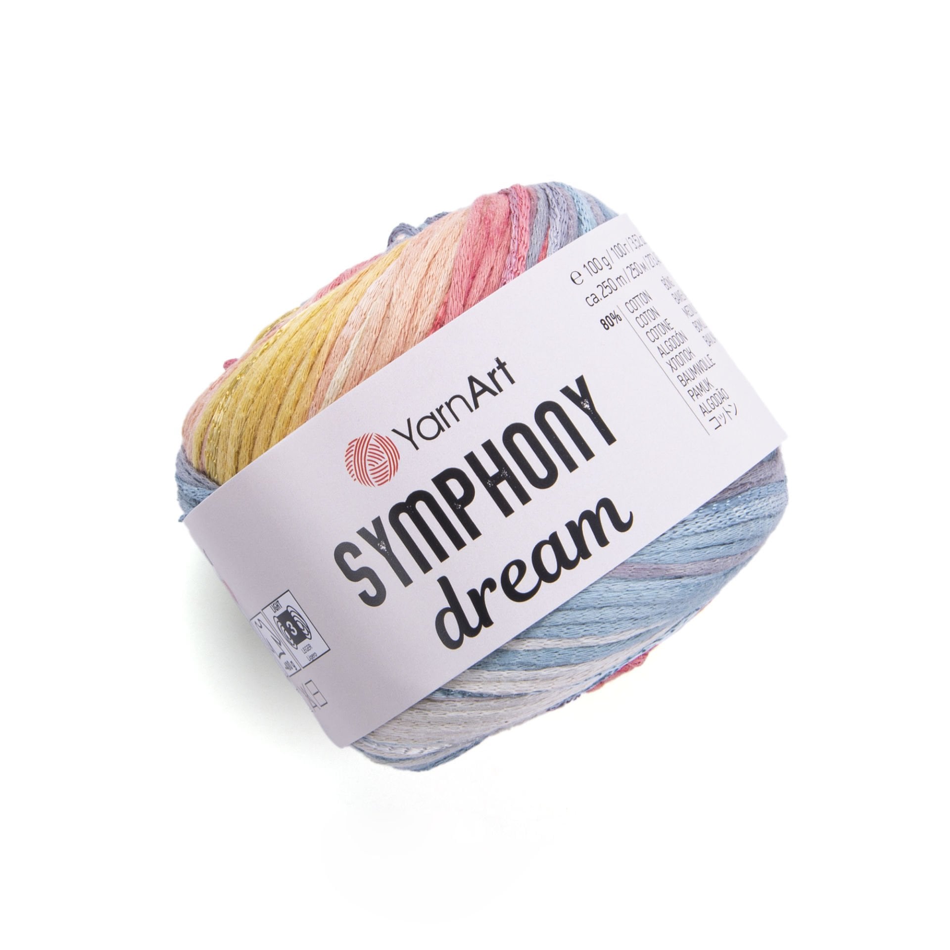 YARNART SYMPHONY DREAM - EBRULİ EL ÖRGÜ İPİ EBRULİ - 3114