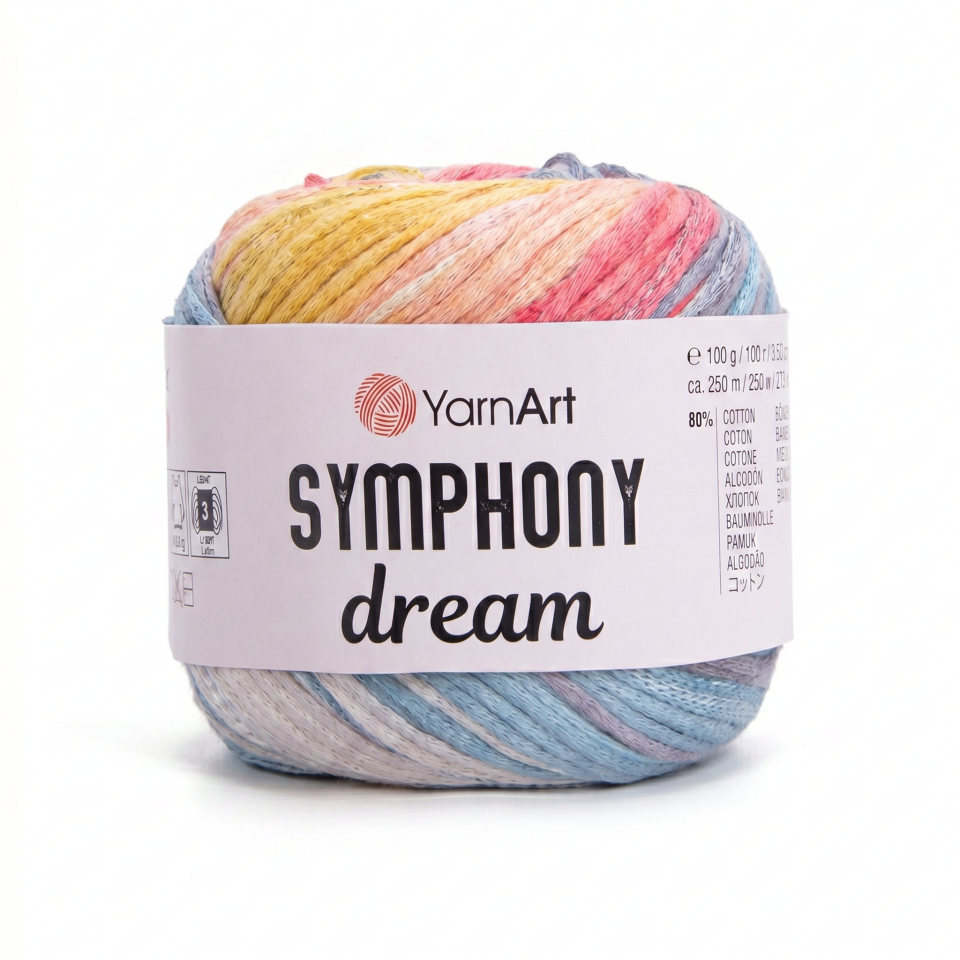 YARNART SYMPHONY DREAM - EBRULİ EL ÖRGÜ İPİ EBRULİ - 3114