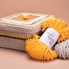 YARNART MACRAME BRAIDED XL - MAKROME İPİ AÇIK GRİ - 756