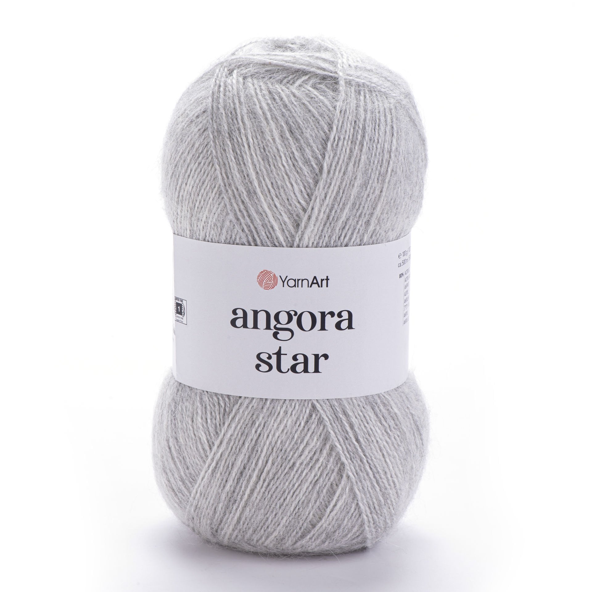 YARNART ANGORA STAR - EL ÖRGÜ İPİ AÇIK GRİ - 282