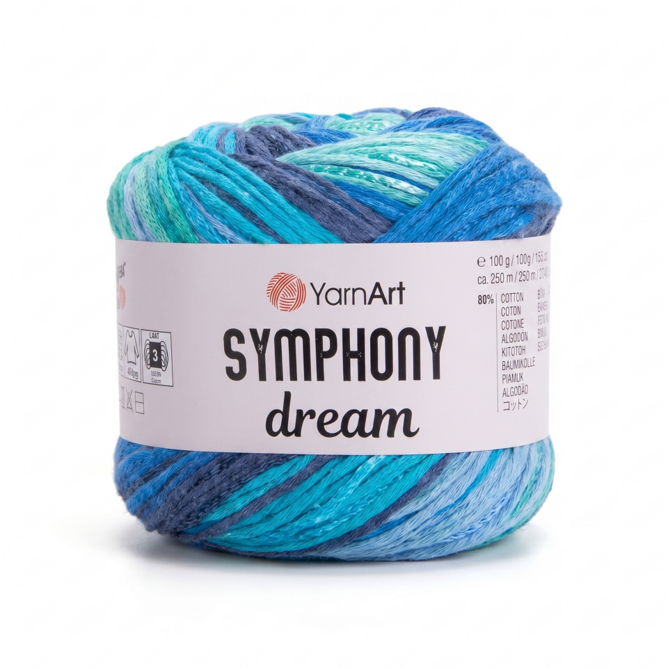 YARNART SYMPHONY DREAM - EBRULİ EL ÖRGÜ İPİ EBRULİ - 3115