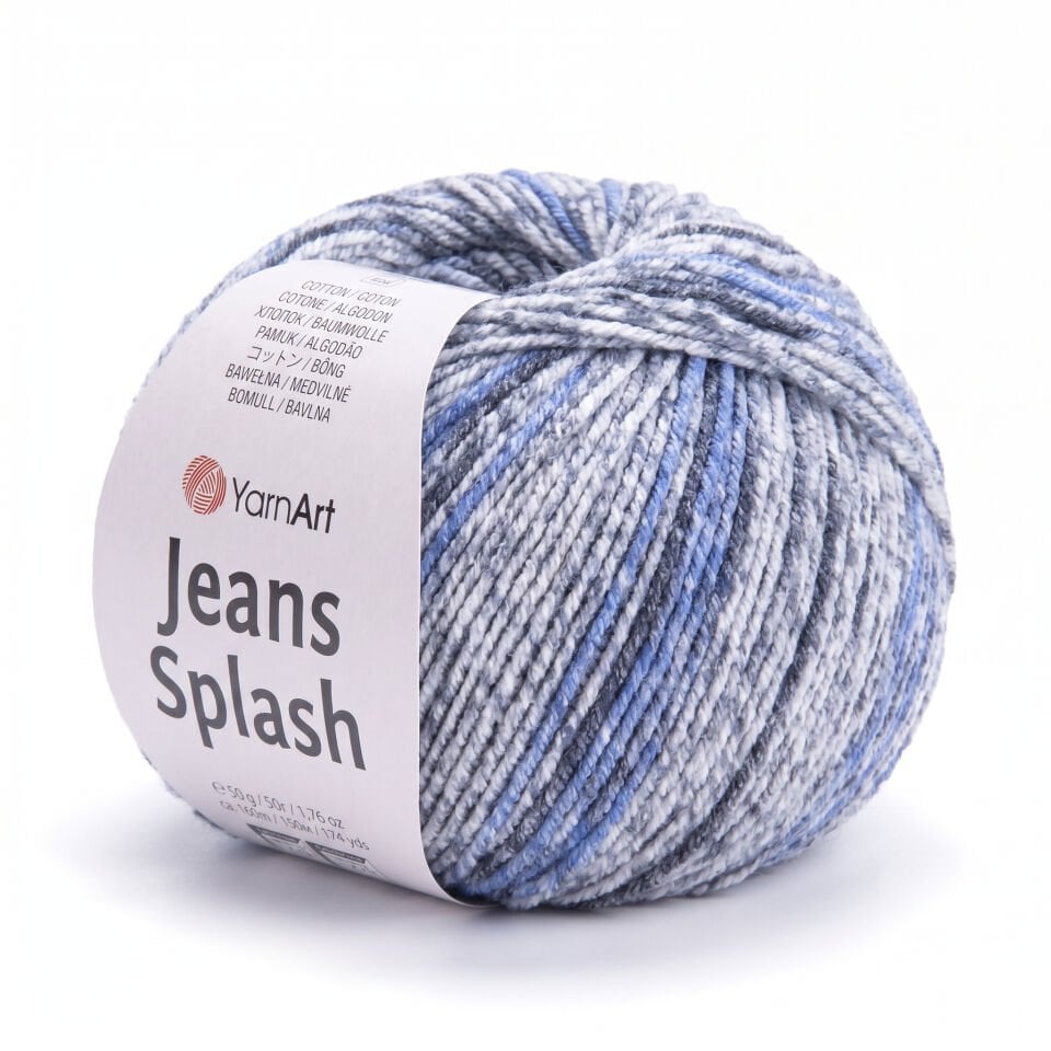 YARNART JEANS SPLASH - EBRULİ EL ÖRGÜ İPİ EBRULİ - 947