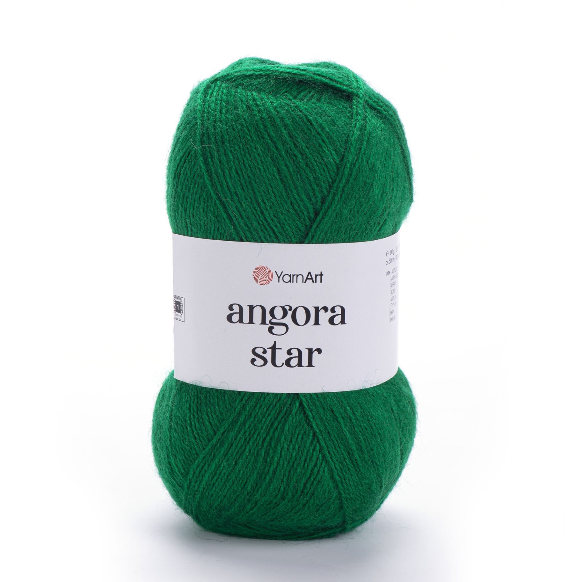YARNART ANGORA STAR - EL ÖRGÜ İPİ YEŞİL - 338