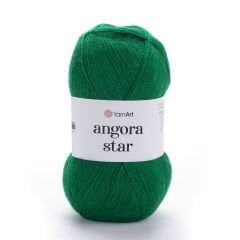 YARNART ANGORA STAR - EL ÖRGÜ İPİ YEŞİL - 338