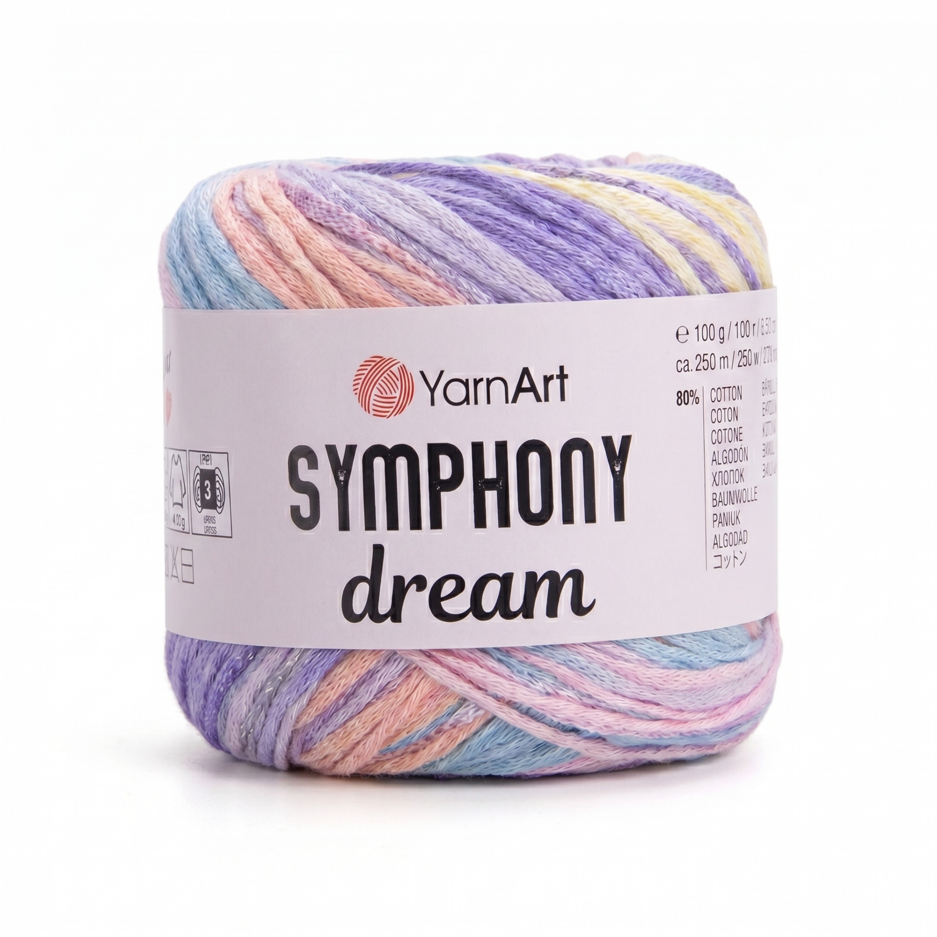 YARNART SYMPHONY DREAM - EBRULİ EL ÖRGÜ İPİ EBRULİ - 3117