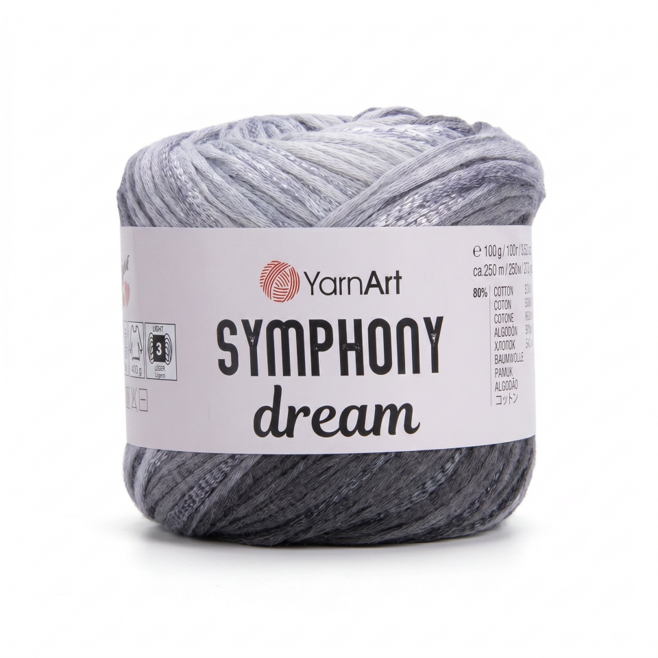 YARNART SYMPHONY DREAM - EBRULİ EL ÖRGÜ İPİ EBRULİ - 3118