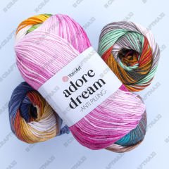 YARNART ADORE DREAM - EL ÖRGÜ İPİ EBRULİ - 1064