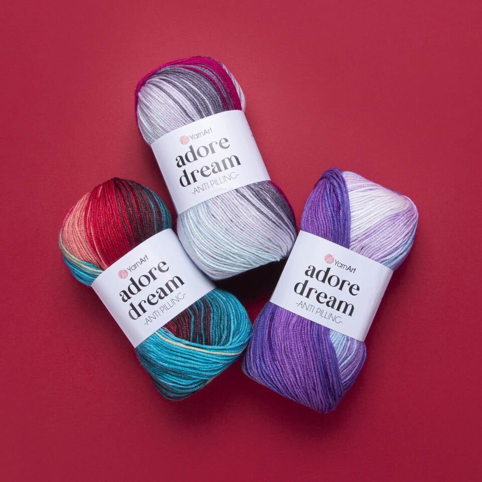 YARNART ADORE DREAM - EL ÖRGÜ İPİ