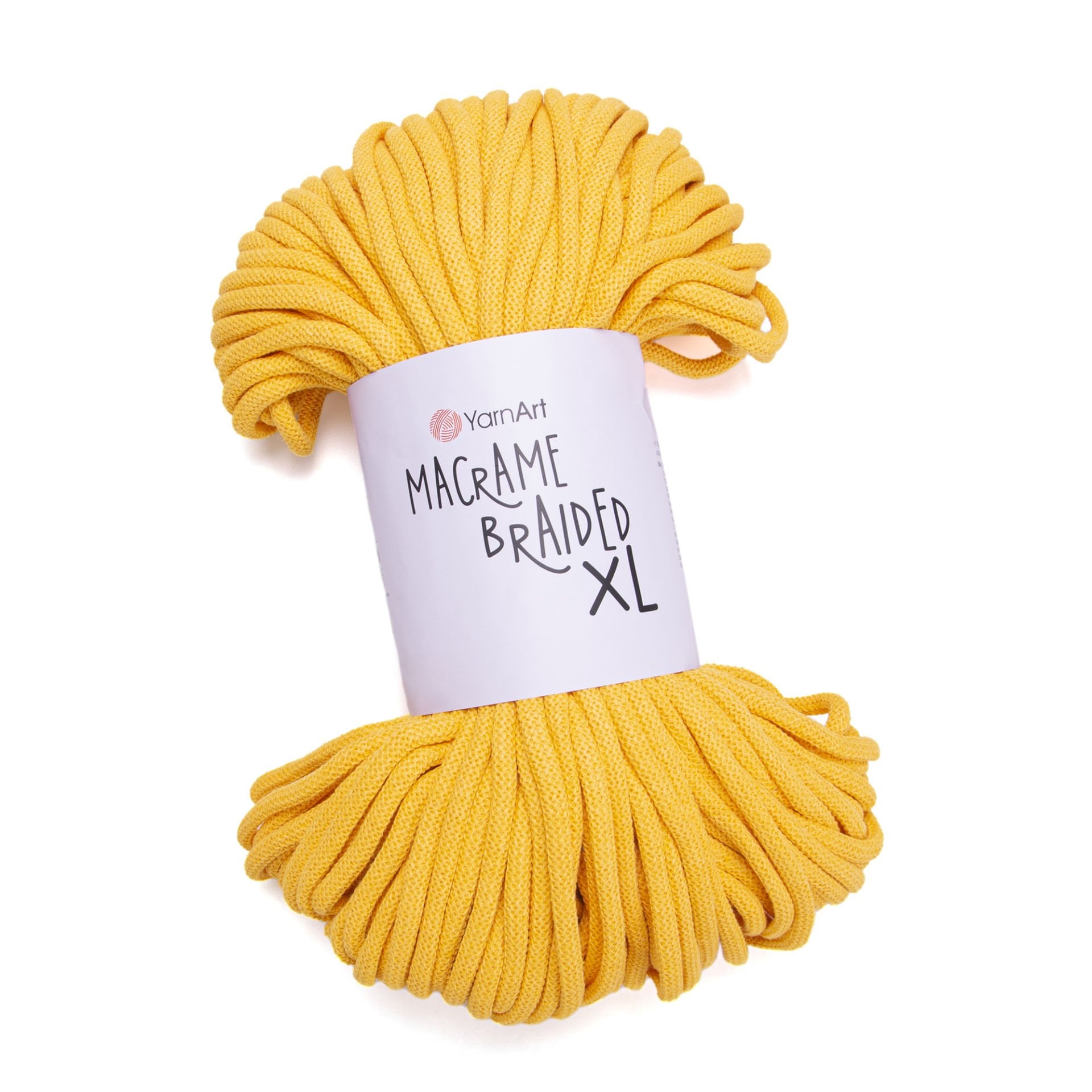 YARNART MACRAME BRAIDED XL - MAKROME İPİ HARDAL - 764