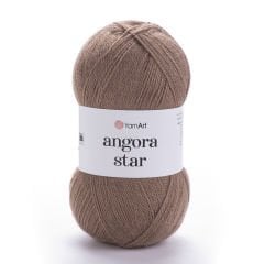 YARNART ANGORA STAR - EL ÖRGÜ İPİ AÇIK KAHVERENGİ - 514
