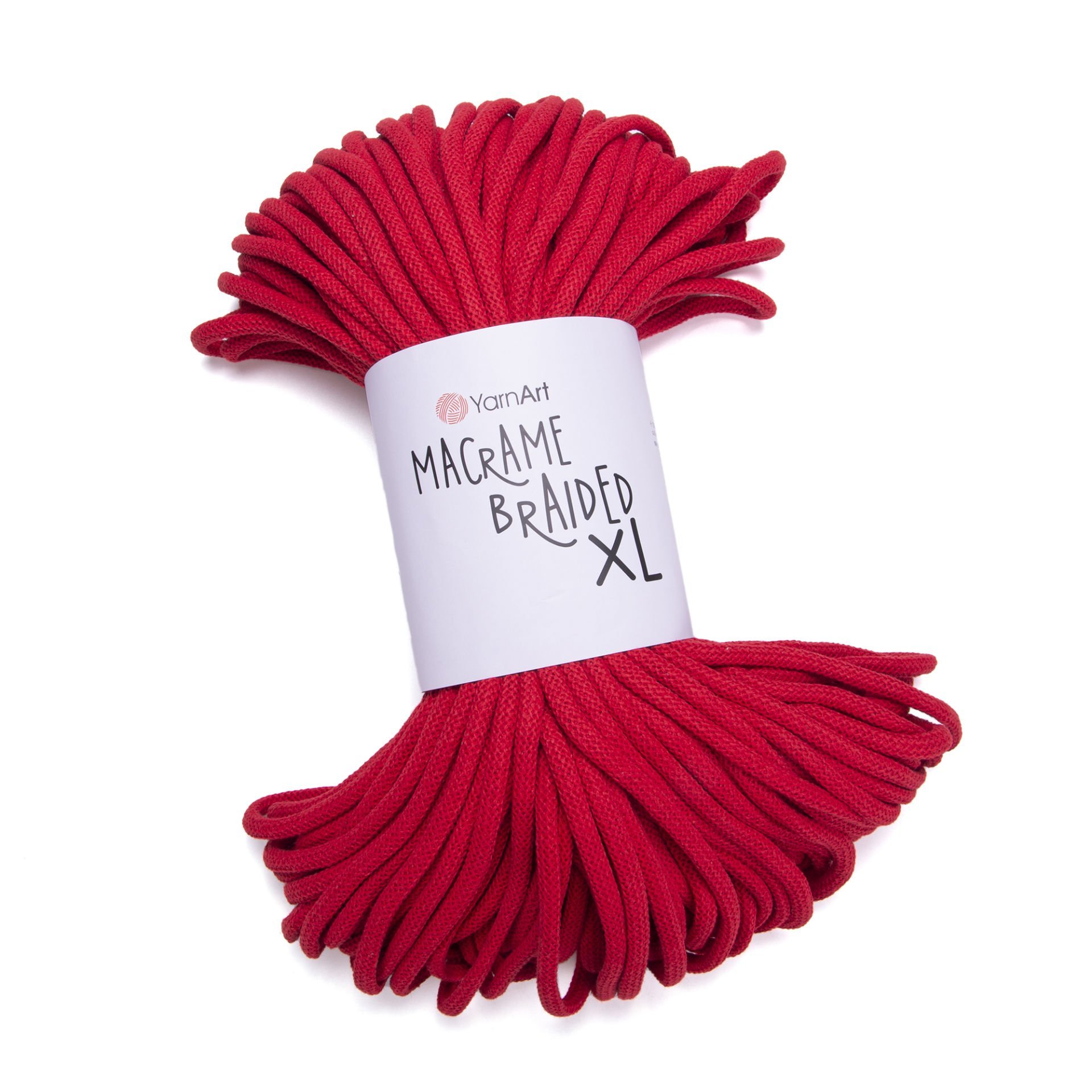 YARNART MACRAME BRAIDED XL - MAKROME İPİ KIRMIZI - 773
