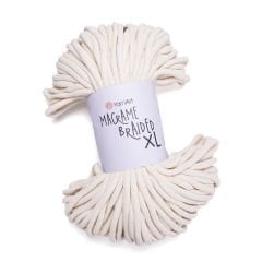 YARNART MACRAME BRAIDED XL - MAKROME İPİ KREM - 752