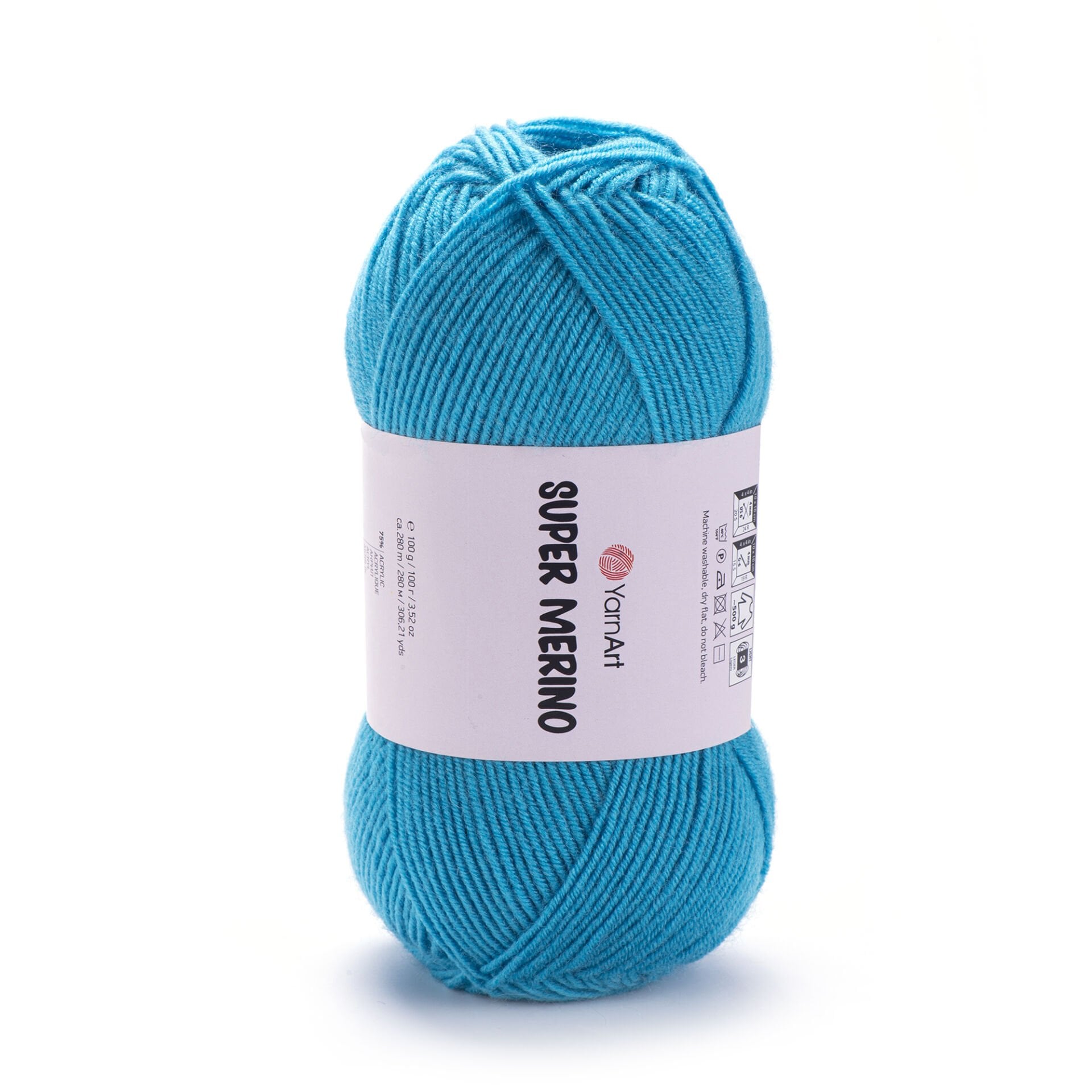 YARNART SUPER MERINO - EL ÖRGÜ İPİ TURKUAZ - 235