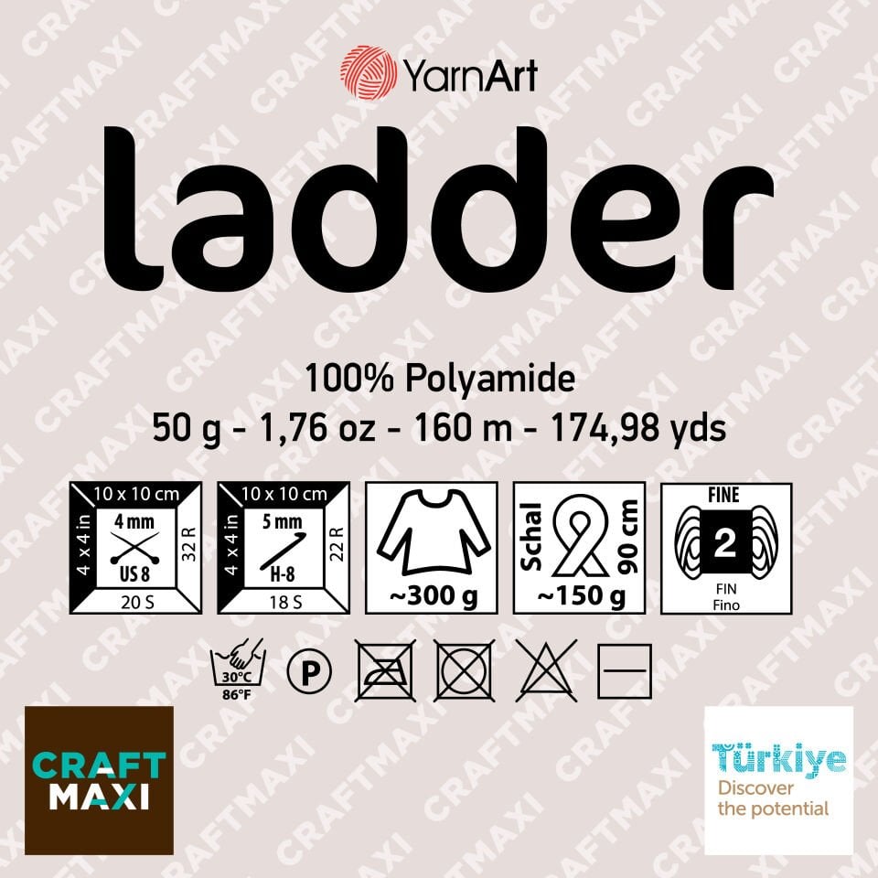 YARNART LADDER - ÖRGÜ İPİ EBRULİ - 7804