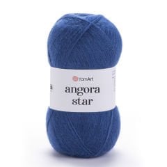 YARNART ANGORA STAR - EL ÖRGÜ İPİ KOT MAVİSİ - 551