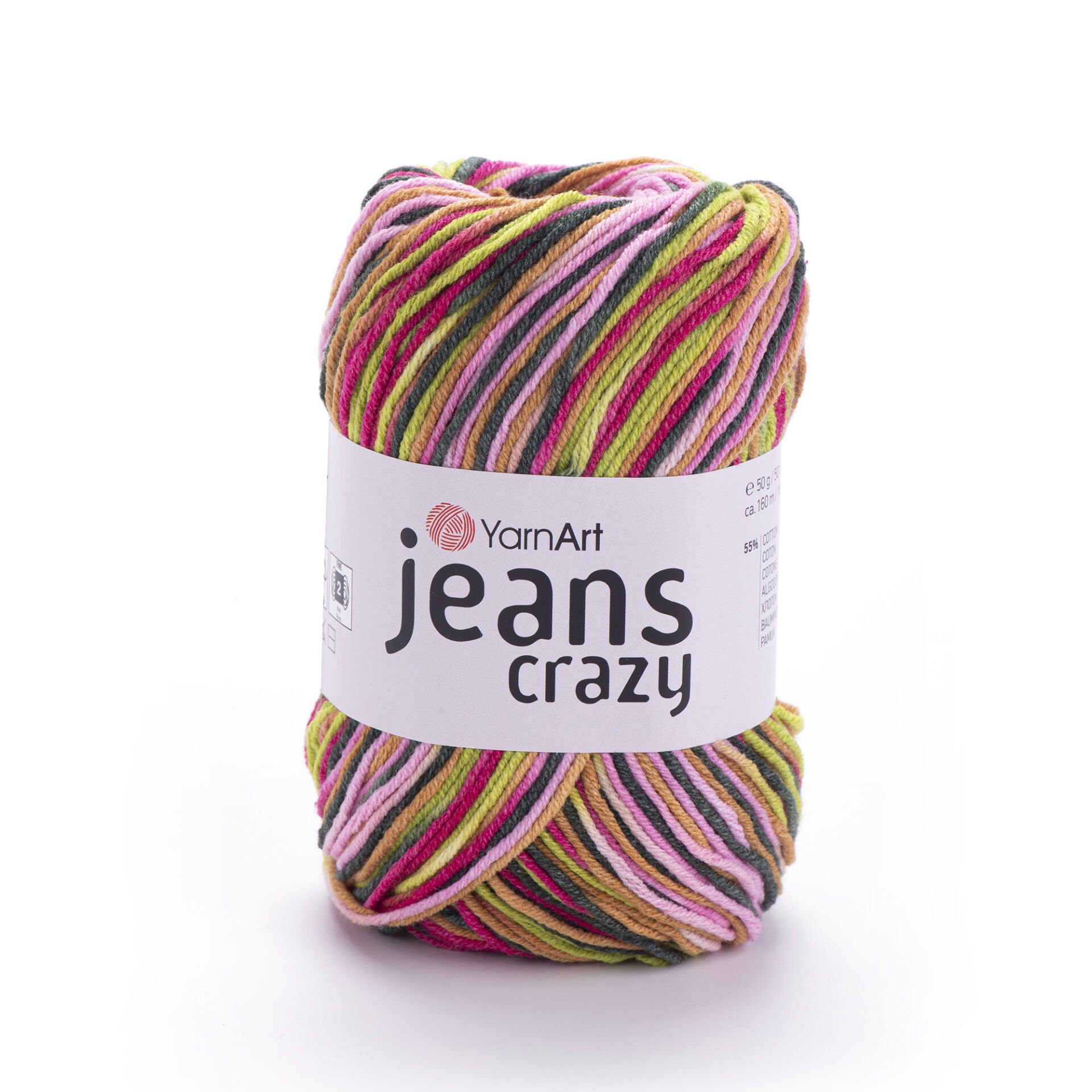 YARNART JEANS CRAZY - EBRULİ EL ÖRGÜ İPİ EBRULİ - 7206